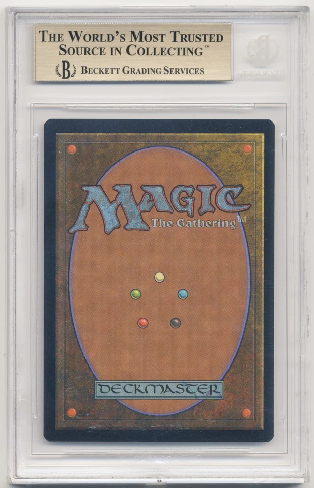 Graded Chinese Deep-Sea Serpent BGS Beckett 9.5 QUAD+ Portal MTG Magic Misprint! - Image 2 of 2