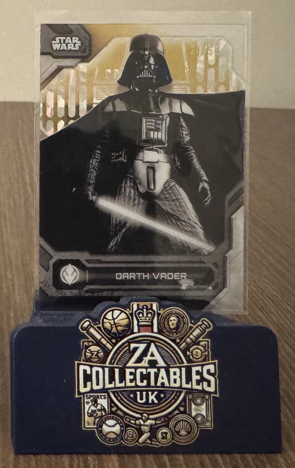 Darth Vader 2024 Topps Star Wars High Tek #BW-DV Black & White Gold /50 - Image 3 of 3