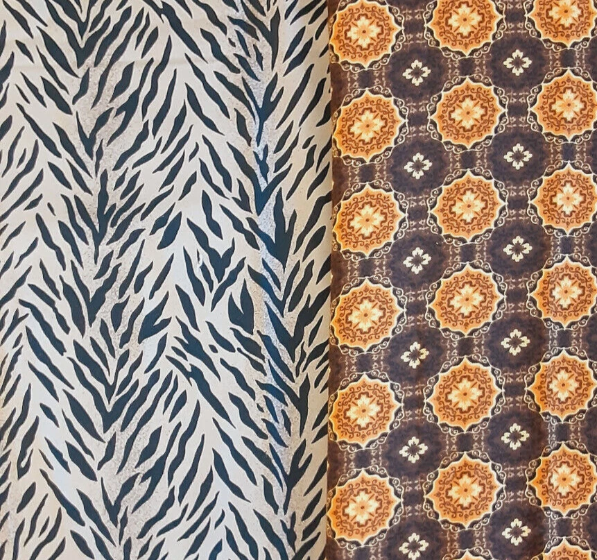 Lot of 2 Cotton and Rayon Fabrics, 4.5 Yards Total, All New - Image 3 of 4