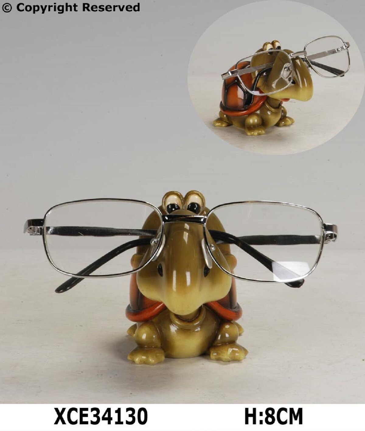 Novelty Eyeglass Spectacle Holder Display Ornament Figurine Reading Glass Holder
