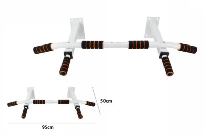 Barre De Tractions Murale 80-130 Cm - Charge Max 150KG, Poignées Antidérapantes Pour Musculation Et Posture