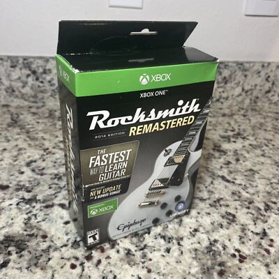 Rocksmith 2014 Edition Remastered (Microsoft Xbox One, 2014) BOX SEALED NEW