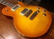 Aria Pro Ii Pe 350pg Aged Lemon Drop Flame Top Peter Green/gary Moore Inspired