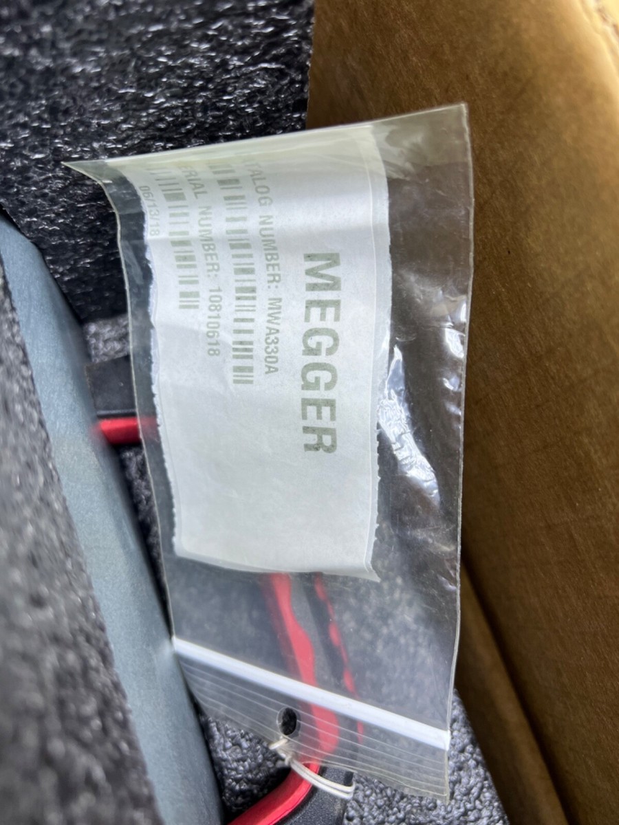 Megger MWA 330A , Winding Analyzer PN : 2001-333 Rev.9ARM | eBay