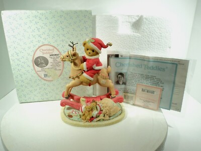CHERISHED TEDDIES 4002847 GAVIN MAY YOUR HOLIDAY DREAM TAKE FLIGHT NIB 2003 RARE