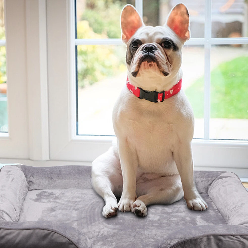 Large Orthopedic Memory Foam Pet Dog Bed Jumbo Soft Mattress Removable Cover