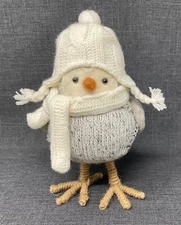 Target Wondershop Bird Gray Tweed Body With Scarf & Earflap Hat - 2015 - REDUCED