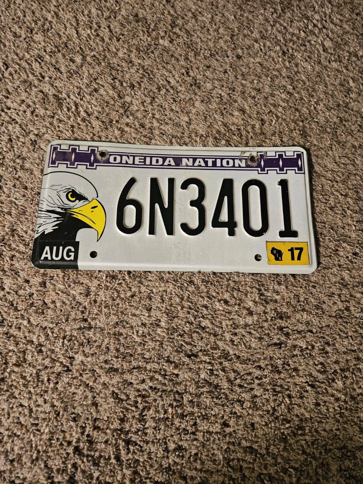 Oneida Nation License Plate 2017 Eagle eBay
