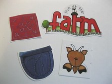 Fun at the Farm Scrapbook Titles  Die Cuts