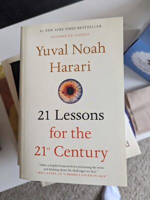 3 Yuval Noah Harari's Books (Sapiens, Homo Deus, and 21 Lessons)
