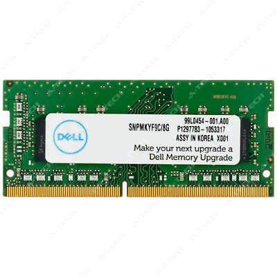 Dell 8GB DDR4-2400 SODIMM SNPMKYF9C/8G A9210967 MKYF9 0MKYF9 Laptop Memory RAM