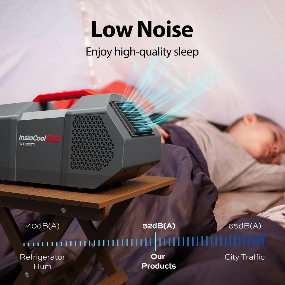 Aire acondicionado portátil 2218 BTUs tienda unidad de aire acondicionado adecuado para exteriores e interiores Foto 3 de 4