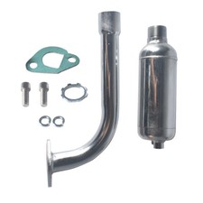Exhaust With Muffler For Predator 196cc 212cc GX160 GX200 Go Kart