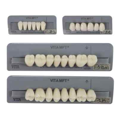 VITA MFT Denture Teeth A1 (Set of 28) Multi function denture teeth for complete