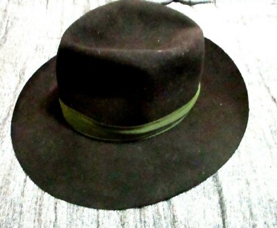 Chapeau Vanzina Pavia Vintage Marron - Taille Unique Pour Homme, En Bon état D'occasion