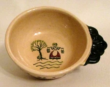 Vintage Metlox Poppytrail Homestead Individual Open Soup Server