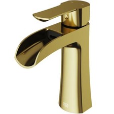 VIGO Paloma Single Hole Single-Handle Bathroom Faucet in Matte Gold
