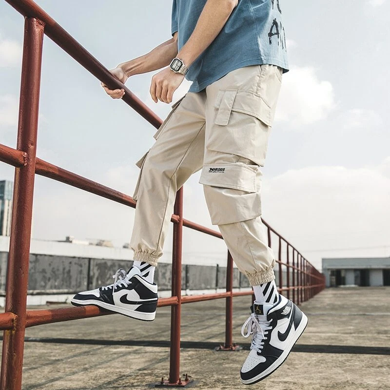 Pantalones Holgados De Moda Casual Ch ndal Para Hombre Moda Con Bolsillo Hip Hop
