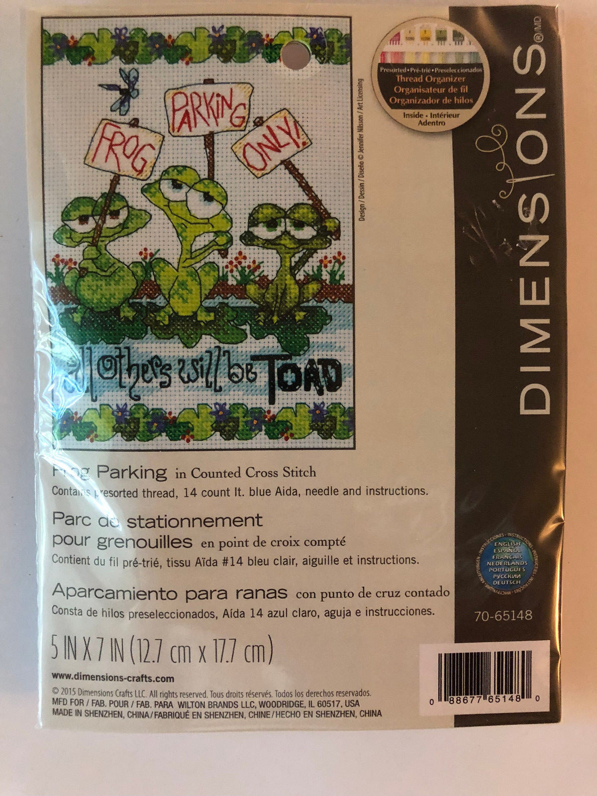 Dimensions FROG PARKING Cross Stitch Kit NIB eBay