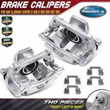 2x Front Brake Caliper with Bracket for Mini One Cooper D Cooper S R56 R57 07-15