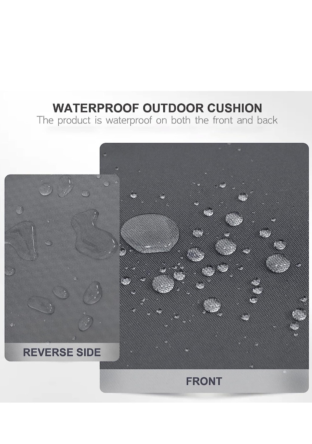 2 Favoyard Patio Chair Replacement Covers 19x19” Waterproof Outdoor