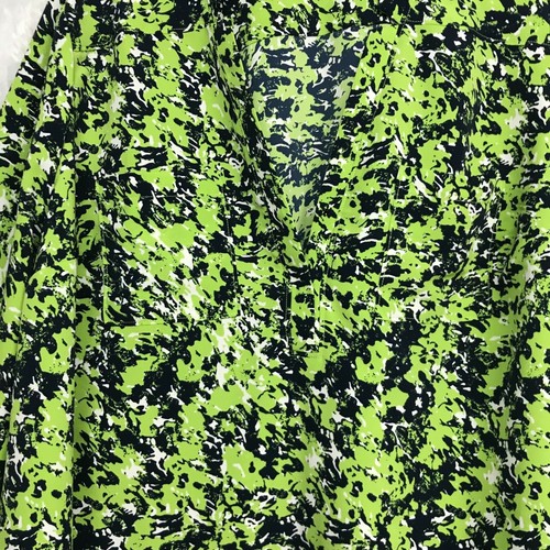 Ryan Wythe lime green blue splatter pattern long sleeve top tunic 2x plus - Picture 2 of 5