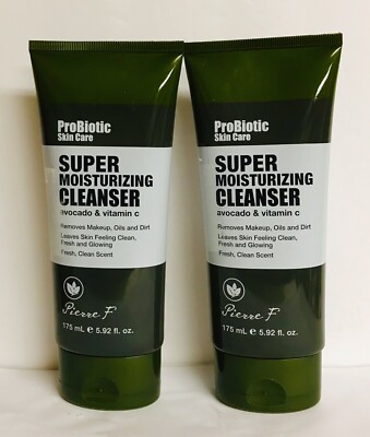2-Pack Probiotic Skin Care ~ Super Moisturizing Cleanser w/ Avocado & Vitamin C