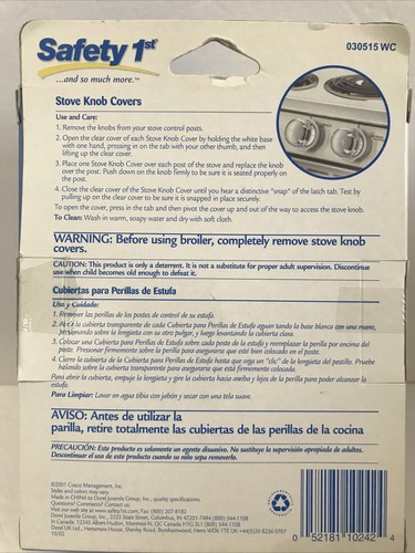NIOB Safety 1st Set of 5 Stove Knob Covers - Picture 3 of 5