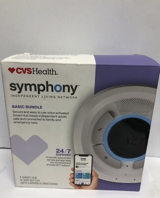CVS Health Symphony Independ. Living Network Basic Bundle,Smart Hub,Care Button