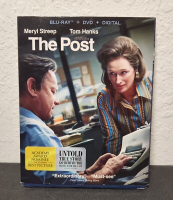 The Post (Blu Ray DVD  Digital 2017) Slipcover BRAND NEW SEALED
