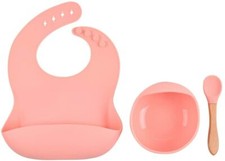 Baby Entw&ouml;hnungsset - Entw&ouml;hnungsl&auml;tzchen, Saugnapf und L&ouml;ffel