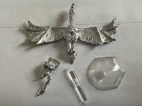 Warhammer Citadel Carrion Wraith Rider Familiar Metal -Vampire Counts W/ Torch - Picture 3 of 3