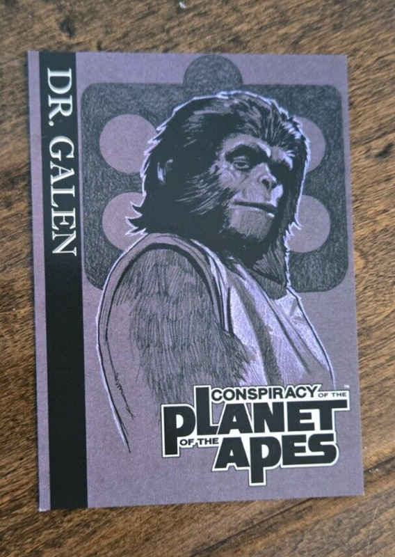 2011 SDCC COMIC CON ARCHAIA PLANET OF THE APES POA PROMO CARD DOCTOR DR GALEN #6