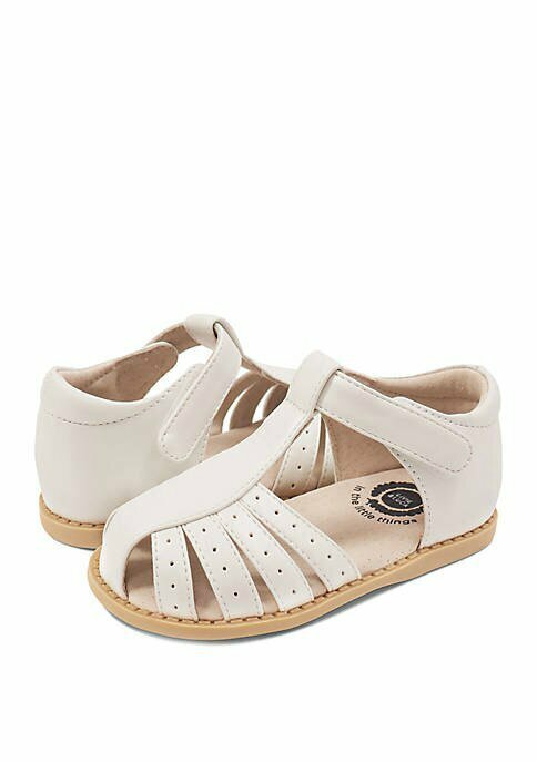 NIB LIVIE & LUCA Shoes Sandals Paz White Pearl 10 11 12 13