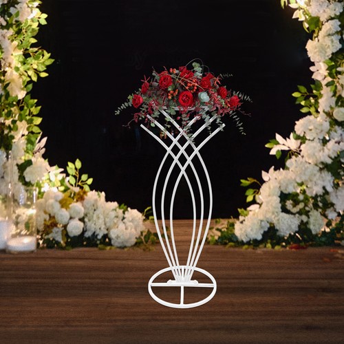 26*70cm Fish-shaped Iron Wedding Flower Stand For Weddings & Birthday Parties - Picture 12 of 14
