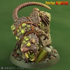 Mutant Toxic Rat  Legion Terrain Scenery Tabletop Miniatures 28mm