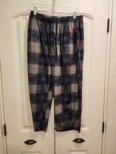 U.S. Polo Assn. Junior Sz. L Fleece Loungewear Pajama Pant Sleepwear Large Logo