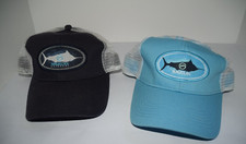 Lot of 2 Different - Magellan Outdoors Adjustable Snapback Hats Caps Fishing