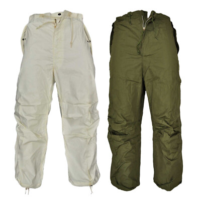 Original US Snow Pants Hunting Lightweight Army Trouser Military White  Olive UK
