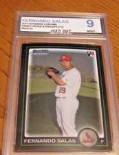 FERNANDO SALAS Rookie****2010 Bowman CHROME--Draft--MINT 9***CARDINALS***Mad Dog