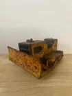 Vintage Tonka T-6 Bulldozer Yellow Metal Construction Toy 1970s Crawler Tractor
