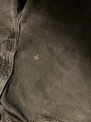 Pantaloncini vintage Levis 505 taglia 40 vita neri pantaloncini denim regolari Y2K invecchiati - Foto 3 di 9