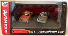 Auto World 1957 Chevy Bel Air Heat AFX HO Slot Car. Pack of 2 cars. NEW 