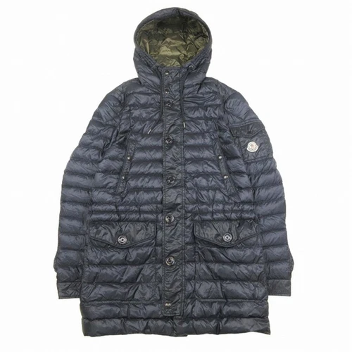 Moncler 2017 BENJAMIN GIUBBOTTO piumino N 3B cappuccio militare linea tricolore