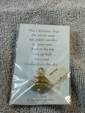 AK Collection Christmas tree brooch P-284