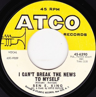 Ben E. King - I Can't Break The News To Myself / Goodnight My Love, 7'', (Vinyl)