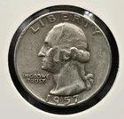 1957-D 90% Silver Washington Quarter US Mint Denver