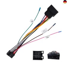 CAMECHO 16-poliges ISO-Adapterkabel für Android-Autoradio-ISO-Standardbuchse