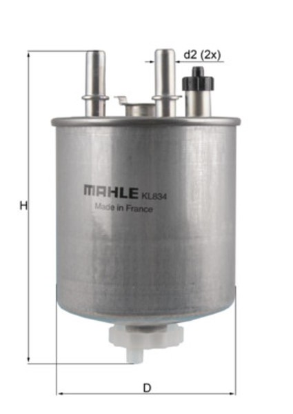 Kraftstofffilter Knecht KL 834 Leitungsfilter FüR Kangoo Laguna BOP BE Renault 2-image