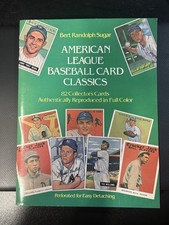 Bert Randolph Sugar Dover Baseball Card Classics Facsimile Book Illustrated